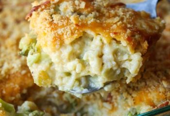 Cheesy Chicken Broccoli and Rice Casserole