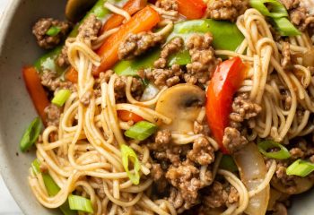 Ground Beef Lo Mein